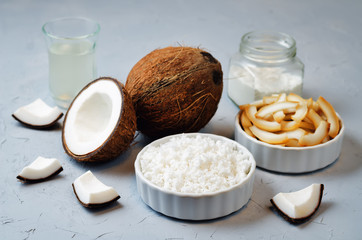 List of coconut dishes. Coconut chips; coconut water; coconut butter and coconut flakes