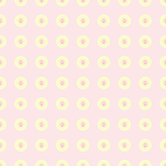 pattern con impronte di animale su sfondo rosa
