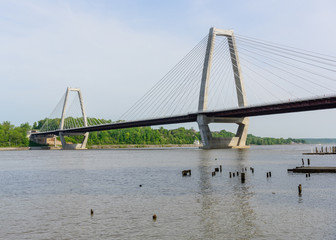 Lewis and Clark Bridge on the Ohio River in Louisville, Kentucky