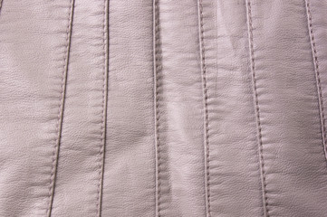 texture leather jacket with seams