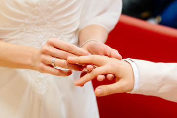 Ringe anstecken - Hochzeit