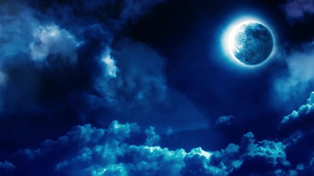 Blue Moon at midnight