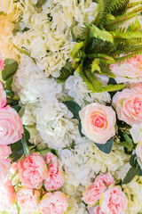Beautiful flowers for valentines and wedding scene .