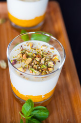 Panna Cotta with pistachios