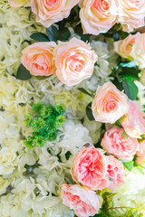 Beautiful flowers for valentines and wedding scene .