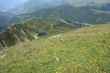 Paysages des Pyrénées ariégeoises, Donezan, Occitanie dans le sud de la France