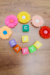 The inscription on the eighth of March of handmade soap