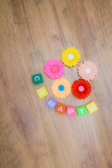 The inscription on the eighth of March of handmade soap