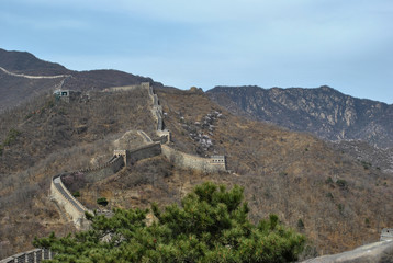 Fototapeta na wymiar The Great Wall China in Winter