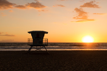 Sonnenuntergang, Kalifornien, USA