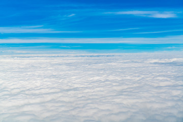 Fototapeta na wymiar Blue sky with clouds .