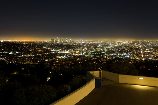 Los Angeles bei Nacht, Kalifornien, USA