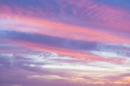 Purple Sunset Sky