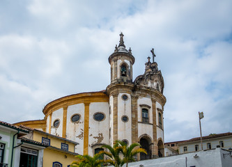 Nossa Senhora do Rosário Church (Rosary of Blacks) - Ouro Preto, Minas Gerais, Brazil