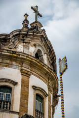 Fototapeta na wymiar Nossa Senhora do Rosario Church (Rosary of Blacks) - Ouro Preto, Minas Gerais, Brazil