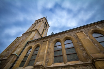 Cathedral of the Sacred Heart in Sarajevo, Bosnia and Herzegovina. This Church is one of the main landmark of Catholicism in Bosnia