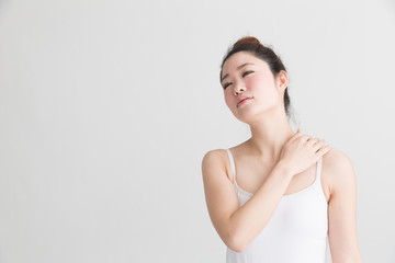 Obraz premium ビューティー・白バック