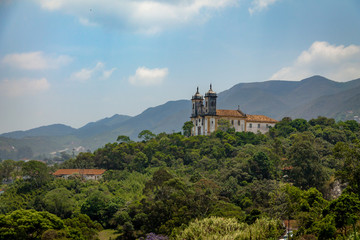 Fototapeta na wymiar Sao Francisco de Paula Church - Ouro Preto, Minas Gerais, Brazil