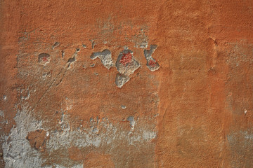 Stucco painted wall background