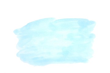 Abstract blue watercolor for background