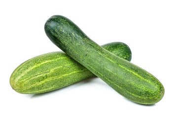 Cucumber isolated on the white background