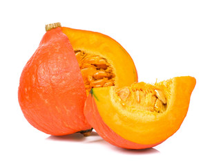 Pumpkin isolated on the white background