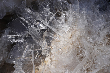 Ice on beach