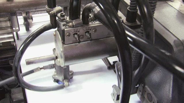 Printing Press Close Up 3.