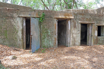 Ruins of Fort Fremont near Beaufort, South Carolina
