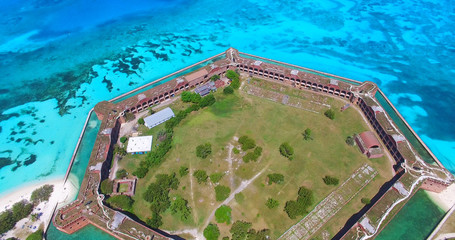 Dry Tortugas National Park, Fort Jefferson. Florida. USA. 