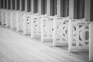 Deaville's beach cabins