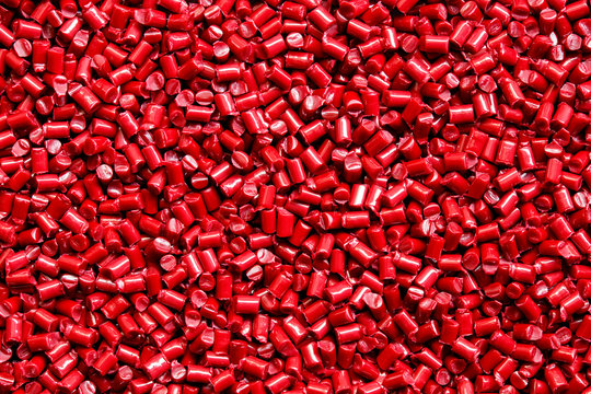 Red Plastic Resin ( Masterbatch ) Background