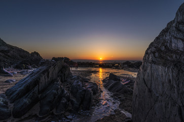 Sunset in Devon England