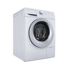 Modern Washing Machine Isolated