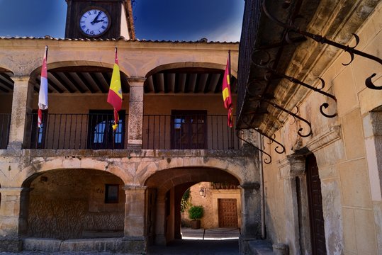 plaza medieval de Pedraza