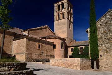 Plaza en la villa medieval de Pedraza