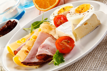 Breakfast with coffe