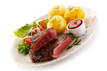 Grilled steak
