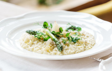 risotto with asparagus
