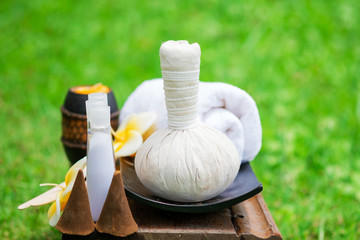 Herbs and accessories for spa in Thailand