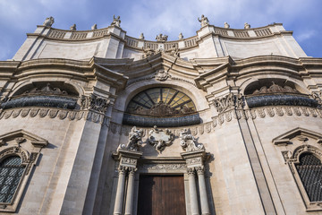 Fototapeta na wymiar Abbey Church of Saint Agata in Catania, Sicily Island of Italy