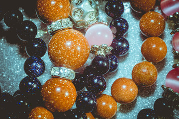 Blue and Gold Aventurine Bracelets