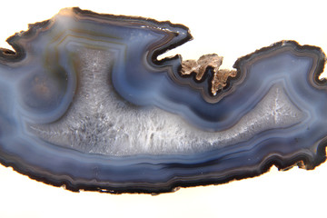 natural agate isolated