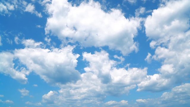 timelapse of the cloudy sky