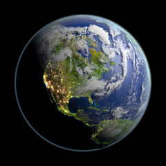 North America on planet Earth