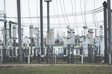 High voltage electric power production and electrical substation