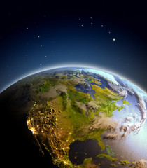 North America from space