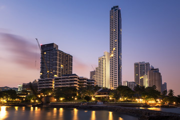 Obraz premium City landscape of Pattaya, Thailand