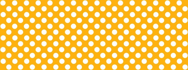 Breiter gepunkteter Hintergrund orange weiß