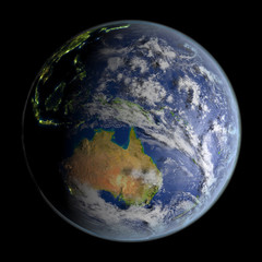 Australia on planet Earth